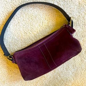 Affordable luxury! Plum suede super cute purse.